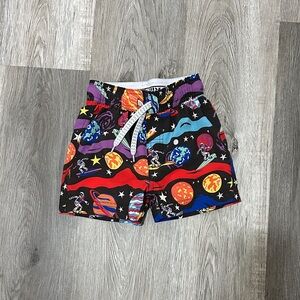 Colorful Space-Themed‎ Kids Shorts
